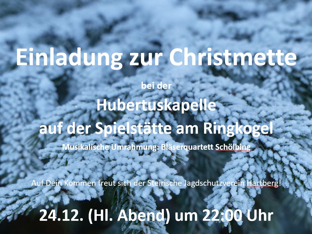Flyer zu Christmette